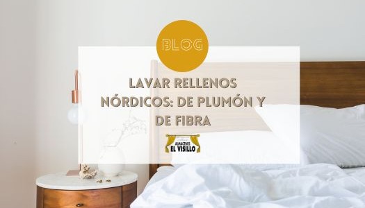 Lavar rellenos nórdicos: de plumón y de fibra